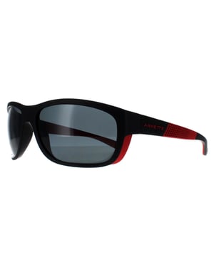 Arnette Square Heren Zwart Donkergrijs Gepolariseerd AN4337 Floresta