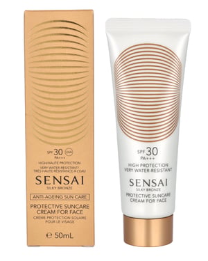 Sensai Silky Bronze Solskyddskräm för Ansiktet SPF30 50 ml