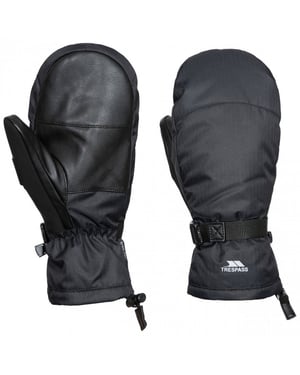 Trespass Unisex Volwassenen Adarek Lederen Skihandschoen (Zwart)