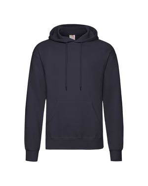 Fruit of the Loom katoenen herenhoodie (Deep Navy)