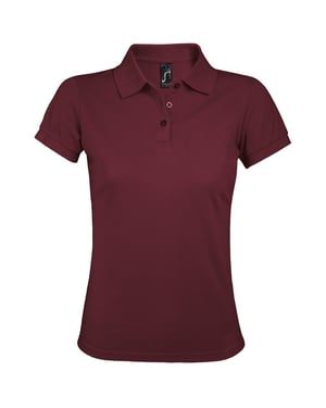 SOLS Dames/dames Prime Pique Polo Shirt (Bourgondië)