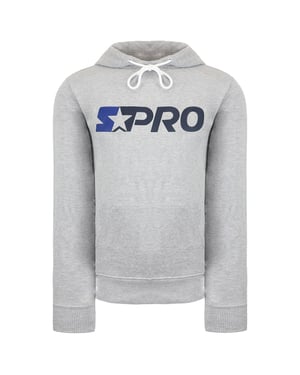 Starter Strive Long Sleeve Pullover Logo Grey Mens Hoodie CPE00040 ATH GREY MARL