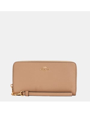 Crossgrain Long Zip Around Wallet