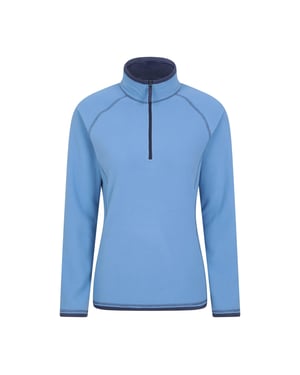 Mountain Warehouse Dames/Dames Montana Half Zip Fleece Top (Donkerblauw)