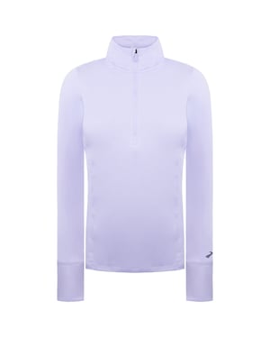 Brooks Dash 1/2 Zip Womens Lilac Running Top
