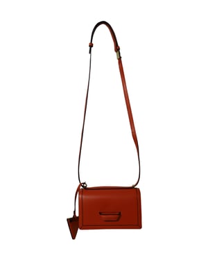 Loewe Small Barcelona Crossbody Bag in Orange Leather
