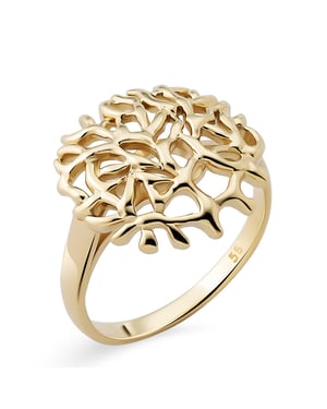 Orphelia Dames 925 Sterling Zilveren Ring - Goud ZR-7502/G