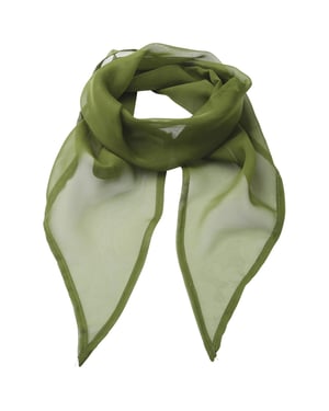 Premier Uniseks sjaal van chiffon in kleuren voor volwassenen (Oase Groen)