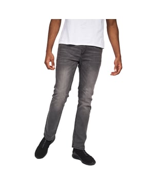 Crosshatch Heren Svelte Stretch Jeans (Grijs wasgoed)