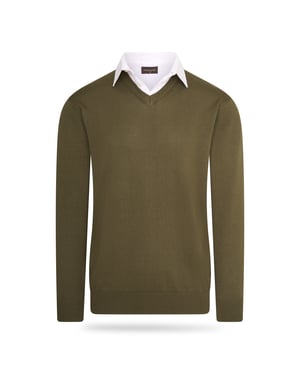 Cappuccino Italia Tröjor Mock Pullover Grön Grön