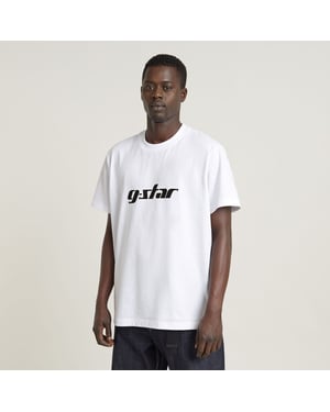 G-Star RAW Unisex Cursive Script Loose T-Shirt