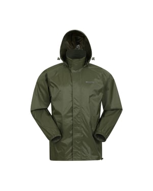 Mountain Warehouse Heren Pakka II Waterdichte Jas (Groen)