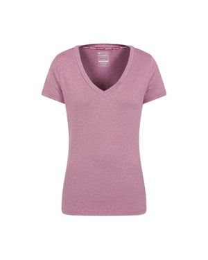 Mountain Warehouse Dames/Dames Vitaliteit V Hals T-shirt (Roze)