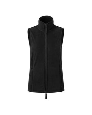 Premier Kvinnor/Damer Artisan Fleece Gilet (Svart)