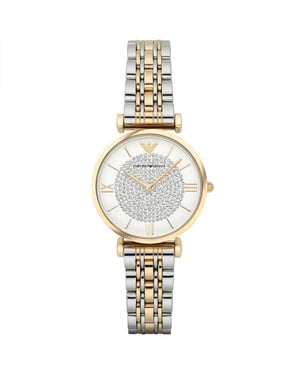 Emporio Armani AR8031 Dameshorloge T-Bar Gianni Tweekleurig