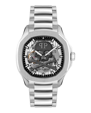 Philipp Plein $keleton $pectre Men's Silver Watch PWRAA0223