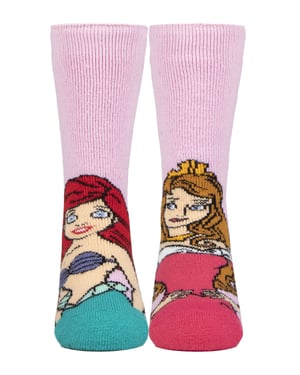Heat Holders Lite - Nieuwigheid Disney Prinses Sokken - Ariel & Princess