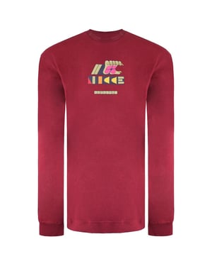 Nicce Grizzly Mens Red Top