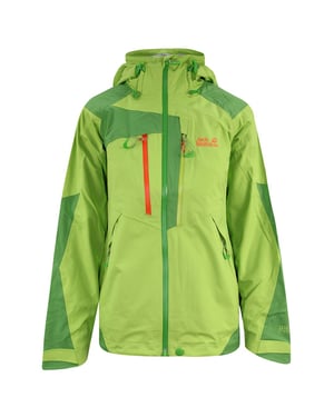 Jack Wolfskin Hyproof Alpine Trek Dames Groen Jasje
