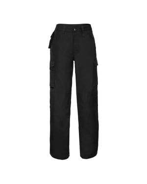 Russell Work Wear byxor/byxor för tunga arbetsuppgifter (Regular) (Svart)