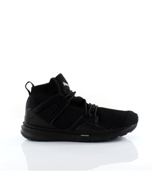 Puma Blaze Of Glory Limitless Hi EvoKnit Black Textile Mens Trainers 363134 04