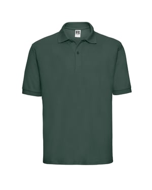 Russell Mens Polycotton Pique Polo Shirt (Bottle Green)