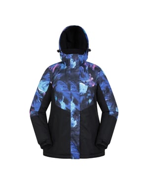 Mountain Warehouse Dames/Dames Dawn II Bedrukte Ski-jas (Helder Blauw)