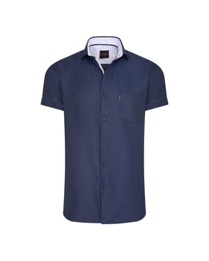 Cappuccino Italia Short sleeve blouse navy
