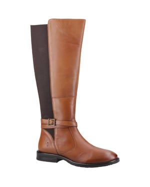 Hush Puppies Victoria Leather Women's Tan Boots