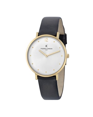 Pierre Cardin Belleville Simplicity dameshorloge Zwart CBV.1009