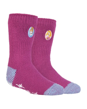 Heat Holders Karakter thermo pantoffelsokken voor kinderen - Disney Prinses