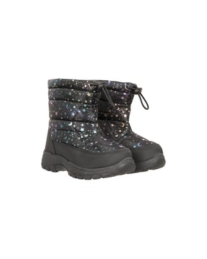 Mountain Warehouse Toddler Caribou Adaptive Tie Dye Snow Boots (Iriserende)