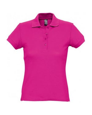 SOLS Dames/dames Passion Pique Poloshirt met korte mouwen (Fuchsia)