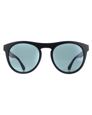 Serengeti Kingman SS572004 matzwarte saturnus gepolariseerde petrol blauwe zonnebril
