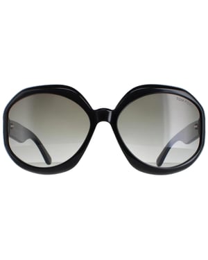 Tom Ford FT1011 01B Georgia Black Sunglasses