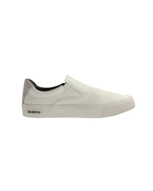 Seavees Hawthrone Slip On Standard Bleach Poplin Off White Herrskor