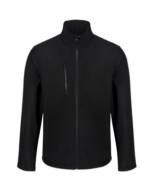Regatta Professional Mens Ablaze Three Layer Soft Shell Jacket (Black/Black)