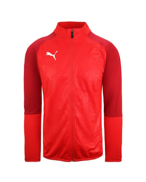 Puma DryCell Zip Up Track Jacket Red Long Sleeve Mens Track Top 656265 01