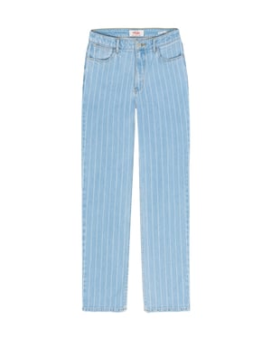 Wrangler Straight crop stone stripe