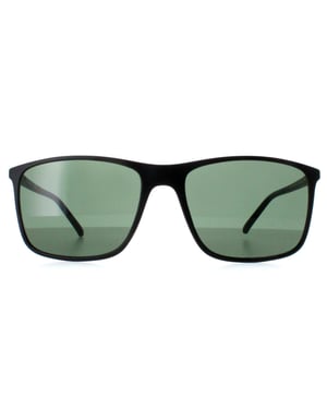 Calvin Klein CK22558S 002 mat zwart groene zonnebril
