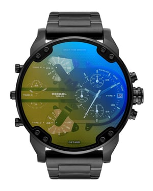 Diesel Mr. Daddy 2.0 Heren Zwarte Horloge DZ7460