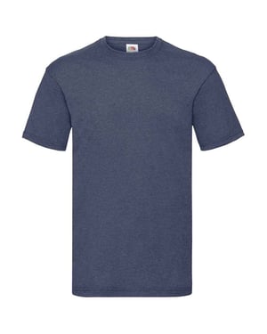 Fruit of the Loom Heren Valueweight T-Shirt (Vintage Heide Navy)