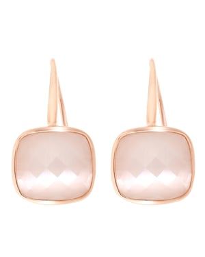Orphelia 'Isabella' Dames 925 Sterling Zilveren Oorbellen - Roze ZO-7198/CR