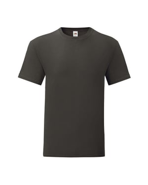 Fruit of the Loom Heren Iconisch 150 T-Shirt (Licht Grafiet)