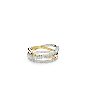 Swarovski 'Hyperbola' Dames Ring van Basismetalen - Zilver/Goud 5689729