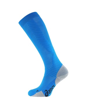 Asics Logo Compression Support Medium Herr Blå Strumpor