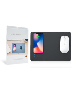 Wireless Charging Mouse Mat- Black
