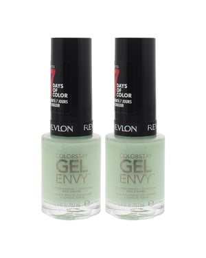 Revlon Colorstay Gel Envy 225 Cha-Ching Nail Polish 11.7ml Green x 2