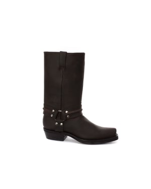 Grinders Unisex Bruine Western Hoge Leren Laarzen - Renegade Hi