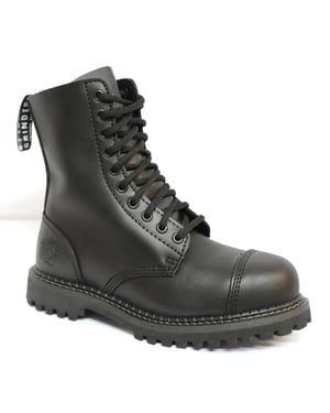 Grinders Stag CS Black Unisex Safety Steel Toe Cap Military Punk Boots